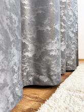 Draperie Catifea Premium cu model gri Perdele de Poveste